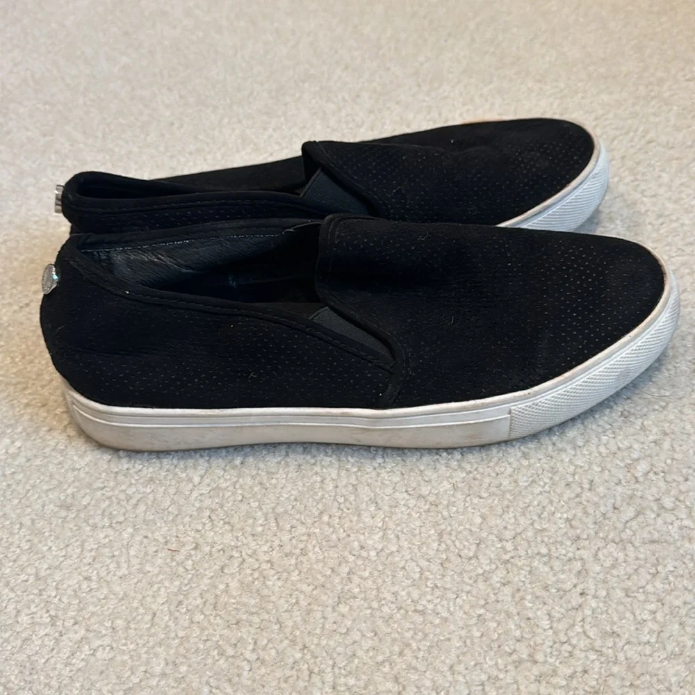 Steve Madden Black Slip-On Sneakers